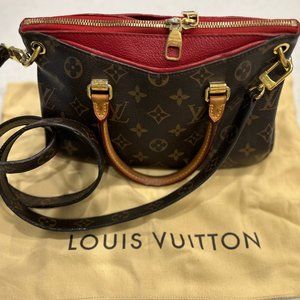 Louis Vuitton Safran Pallas MM Crossbody
